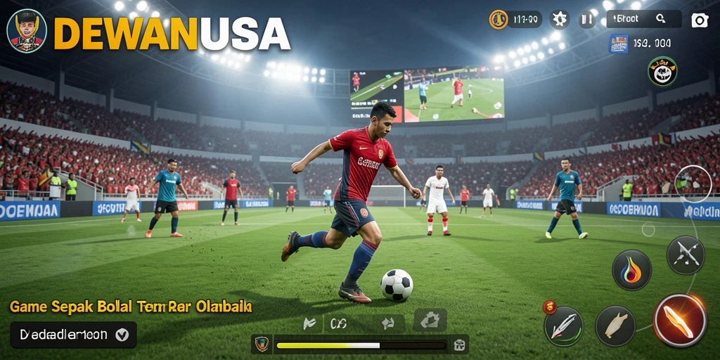 Tampilan gameplay DEWANUSA yang mendebarkan dan grafis yang realistis.