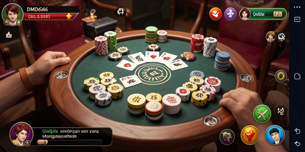Tampilan gameplay QiuQiu yang menarik di DMD686.