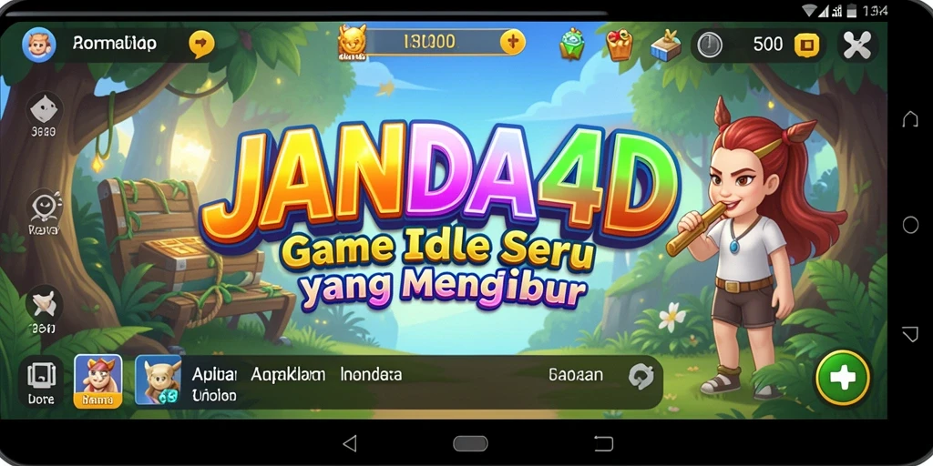 Tampilan gameplay seru JANDA4D yang membuat ketagihan.