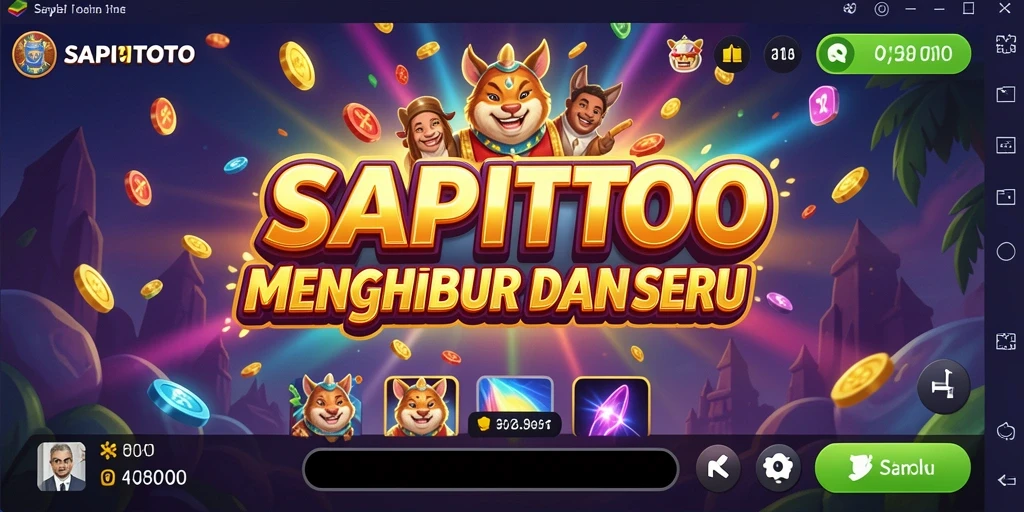 Tampilan menarik dari gameplay SAPITOTO dengan gulungan yang berputar.