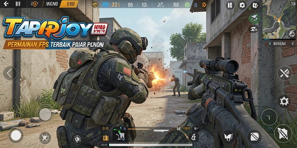 Gameplay menarik dengan aksi tembak-menembak yang intens.