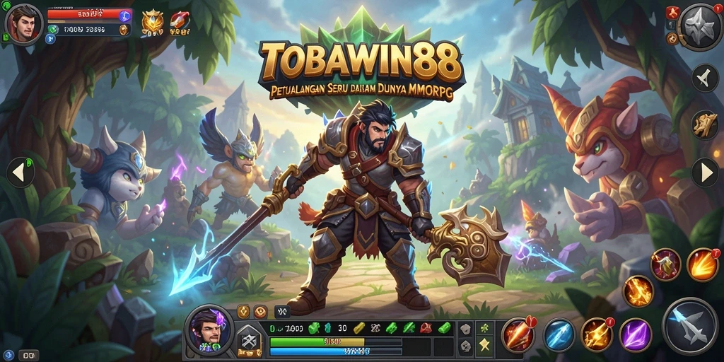 Tampilan menakjubkan dari gameplay seru TOBAWIN88 dalam dunia MMORPG.